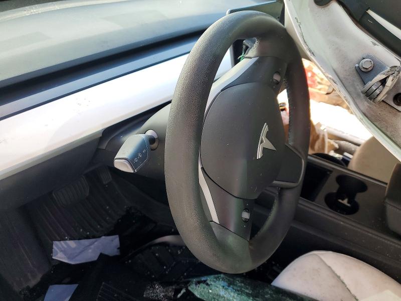 2022 Tesla Model 3 VIN 5YJ3E1EA7NF374670 COPART salvage auction — SIDE, Salvage Title, sold $2,700 on 2026-07-16 (photo 9)