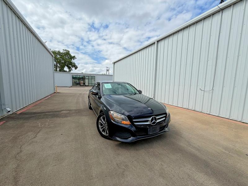 2018 Mercedes-benz C-klasse VIN 55SWF4JB4JU235776 COPART salvage auction — MINOR DENT/SCRATCHES, Tx - Certificate Of Title (P), sold $5,400 on 2026-07-03 (photo 1)