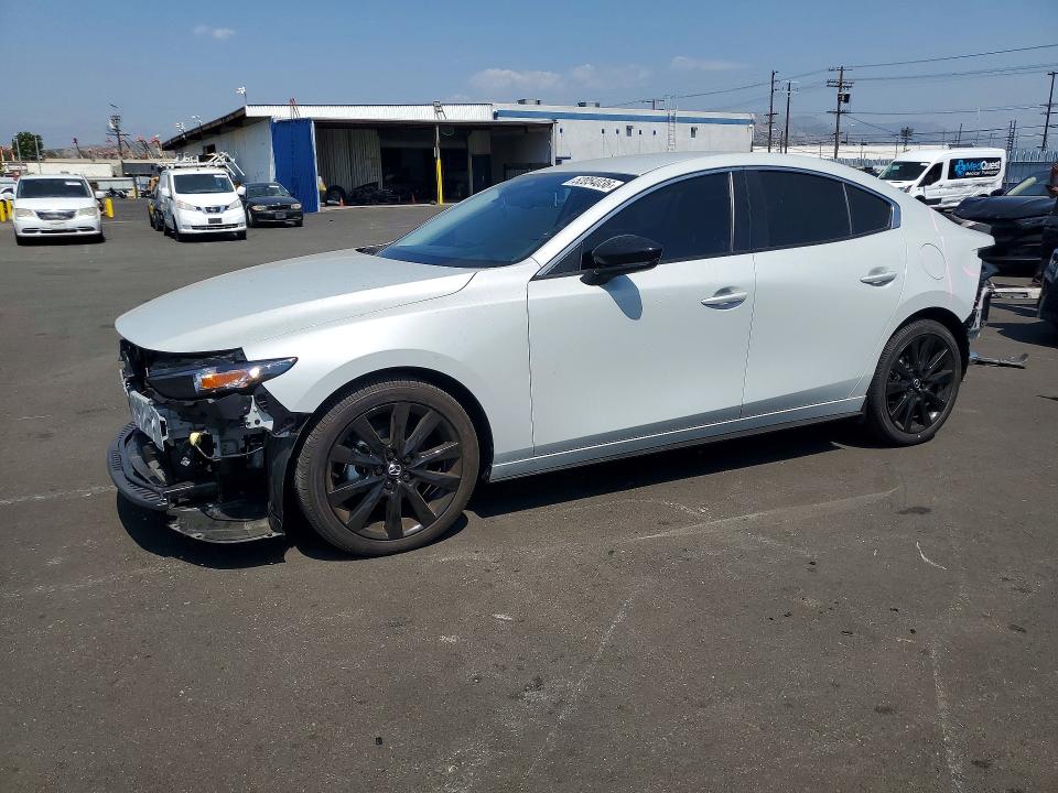 2025 Mazda 3 VIN JM1BPABM7S1782224 COPART salvage auction — REAR END, Ca - Salvage Certificate, sold $6,400 on 2026-07-08 (photo 1)