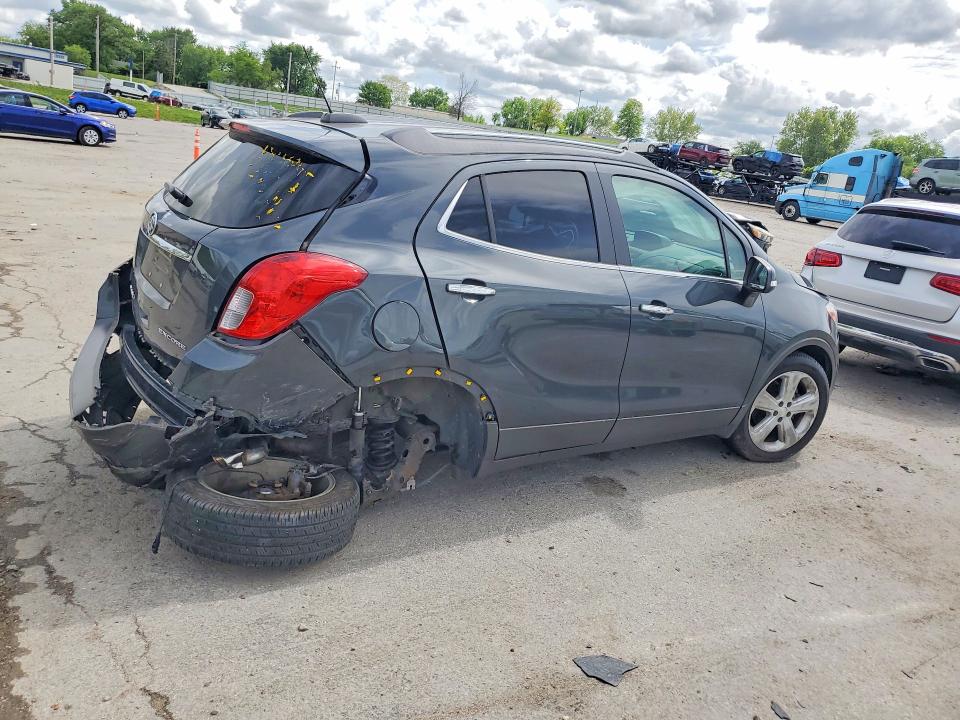 2016 Buick Encore VIN KL4CJASB1GB602140 COPART salvage auction — REAR END, Mo - Salvage Certificate Of Title, sold $1,750 on 2026-07-10 (photo 3)