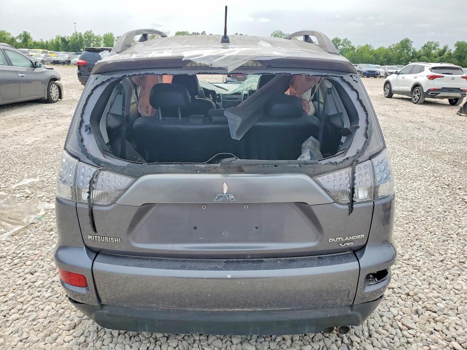 2010 Mitsubishi Outlander VIN JA4JT4AX3AZ002945 COPART salvage auction — ROLLOVER, Tx - Salvage Vehicle Title, sold $475 on 2026-07-07 (photo 6)