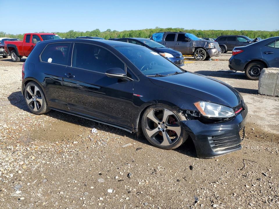 2016 Volkswagen Gti VIN 3VWTT7AU6GM006078 COPART salvage auction — FRONT END, Ks - Cert Of Title-Salvage, sold $125 on 2026-07-09 (photo 4)