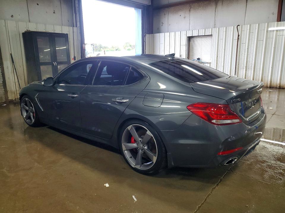 2019 Genesis G70 VIN KMTG54LE3KU030556 COPART salvage auction — FRONT END, IL - SALVAGE CERTIFICATE, sold $4,400 on 2026-07-07 (photo 2)