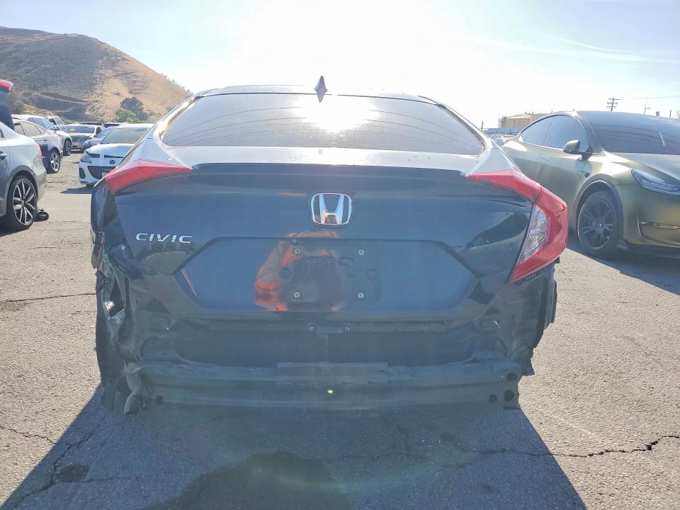 2019 Honda Civic VIN JHMFC1F39KX002542 COPART salvage auction — REAR END, Salvage Title, sold $5,500 on 2026-07-16 (photo 6)
