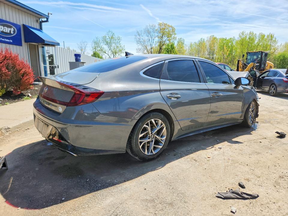 2021 Hyundai Sonata VIN KMHL64JA9MA158620 COPART salvage auction — FRONT END, Ky - Bill Of Sale/Part Only/No Titl, sold $1,700 on 2026-07-02 (photo 3)