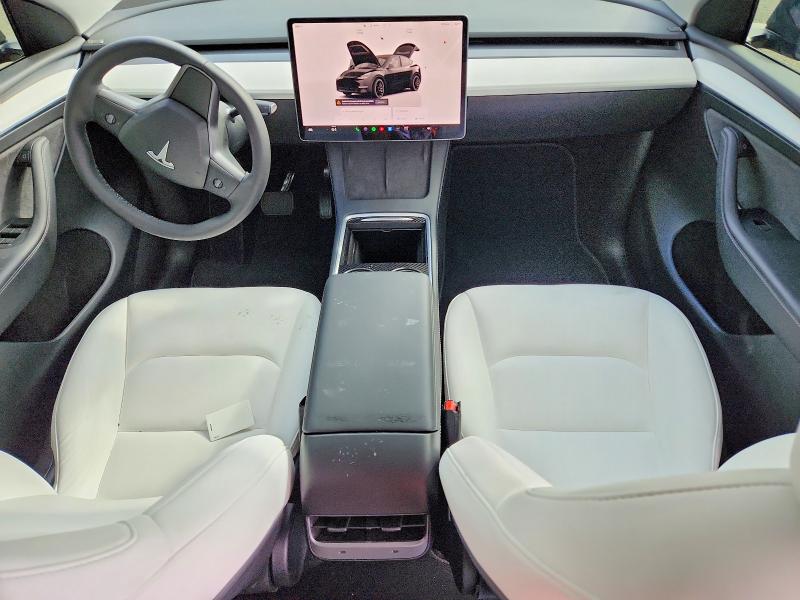 2024 Tesla Model y VIN 7SAYGDEE2RF066383 COPART salvage auction — FRONT END, Ca - Salvage Certificate, sold $14,900 on 2026-07-28 (photo 8)