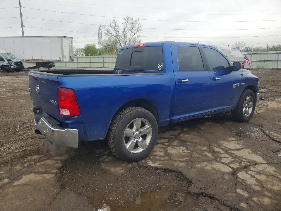 2018 Ram 1500 VIN 3C6RR7LT6JG265070 COPART salvage auction — REAR END, Mi - Certificate Of Title, sold $5,600 on 2026-07-02 (photo 3)