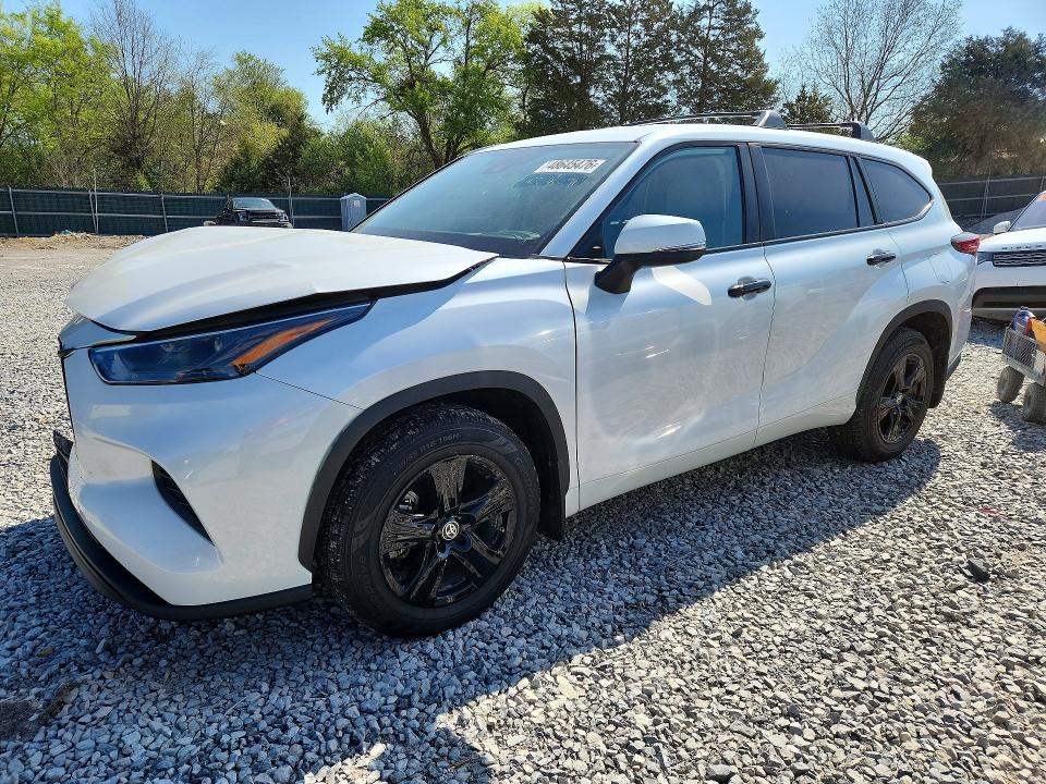 2023 Toyota Highlander VIN 5TDKDRAH6PS519826 COPART salvage auction — FRONT END, Tn - Salvage Certificate, sold $13,000 on 2026-07-02 (photo 1)