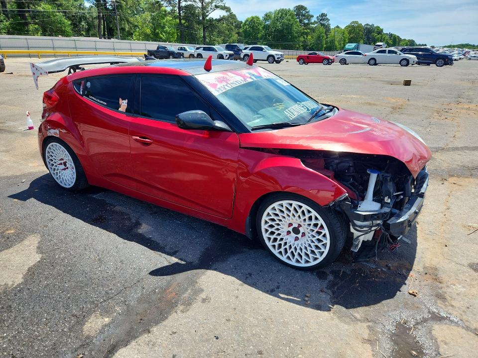 2012 Hyundai Veloster VIN KMHTC6ADXCU049076 COPART salvage auction — FRONT END, Al - Cert Of Title-Salvage Title, sold $475 on 2026-07-27 (photo 4)