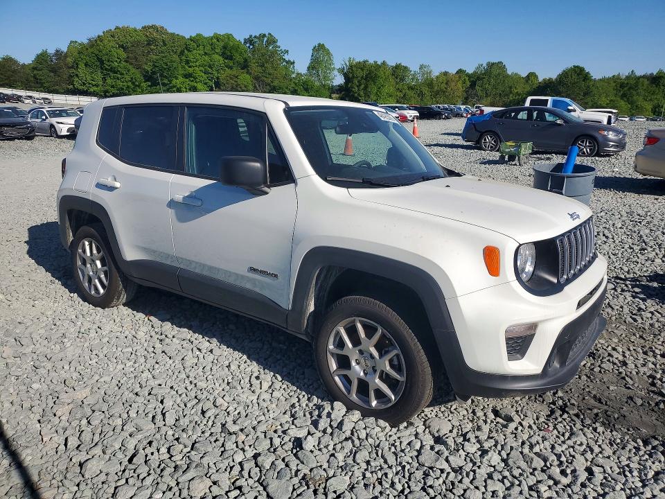 2023 Jeep Renegade VIN ZACNJDB12PPP39968 COPART salvage auction — FRONT END, Nc - Salvage Certificate Of Title, sold $2,700 on 2026-08-19 (photo 4)