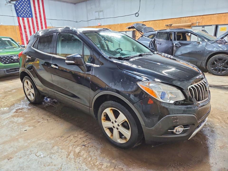 2015 Buick Encore VIN KL4CJFSB1FB235655 COPART salvage auction — FRONT END, Mi - Certificate Of Title, sold $500 on 2026-07-22 (photo 4)