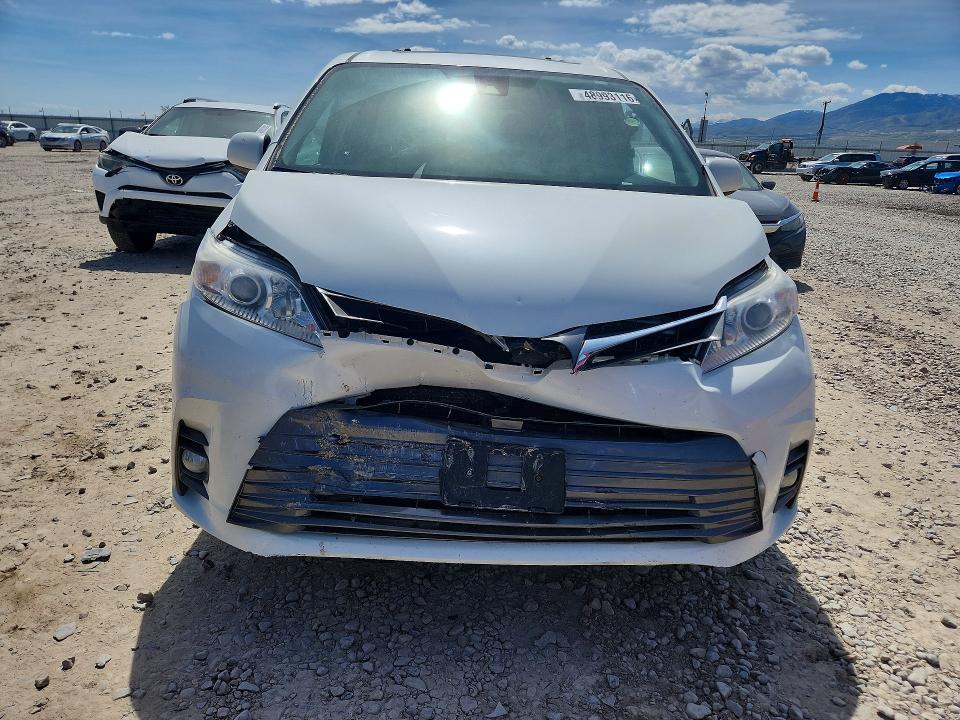 2018 Toyota Sienna VIN 5TDDZ3DC4JS195824 COPART salvage auction — FRONT END, Ut - Salvage Certificate, sold $4,900 on 2026-07-24 (photo 5)
