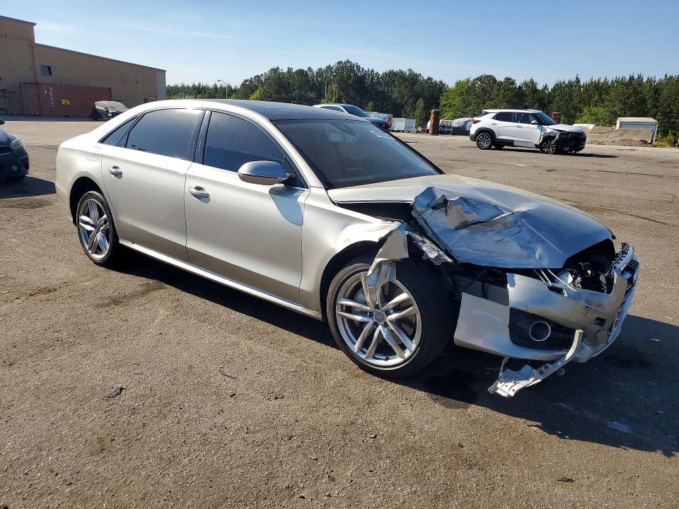 2017 Audi A8 VIN WAU44AFD3HN018719 COPART salvage auction — FRONT END, Sc - Cert Of Title-Salvage, sold $600 on 2026-07-24 (photo 4)