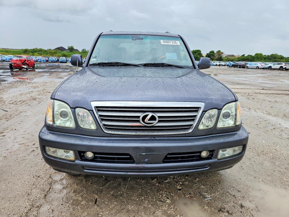 2004 Lexus Lx 470 VIN JTJHT00W943547090 COPART salvage auction — REAR END, Fl - Certificate Of Title (P), sold $11,400 on 2026-07-07 (photo 5)