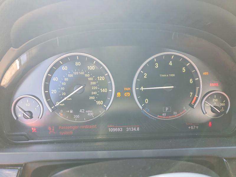 2013 BMW 7er VIN WBAYE4C50DDW22595 COPART salvage auction — FRONT END, Salvage Title, sold $2,150 on 2026-07-09 (photo 9)