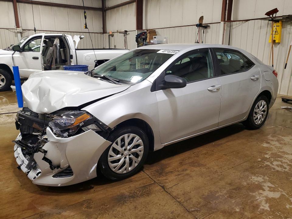 2018 Toyota Corolla VIN 5YFBURHE6JP740600 COPART salvage auction — FRONT END, Pa - Certificate Of Salvage, sold $2,100 on 2026-07-17 (photo 1)