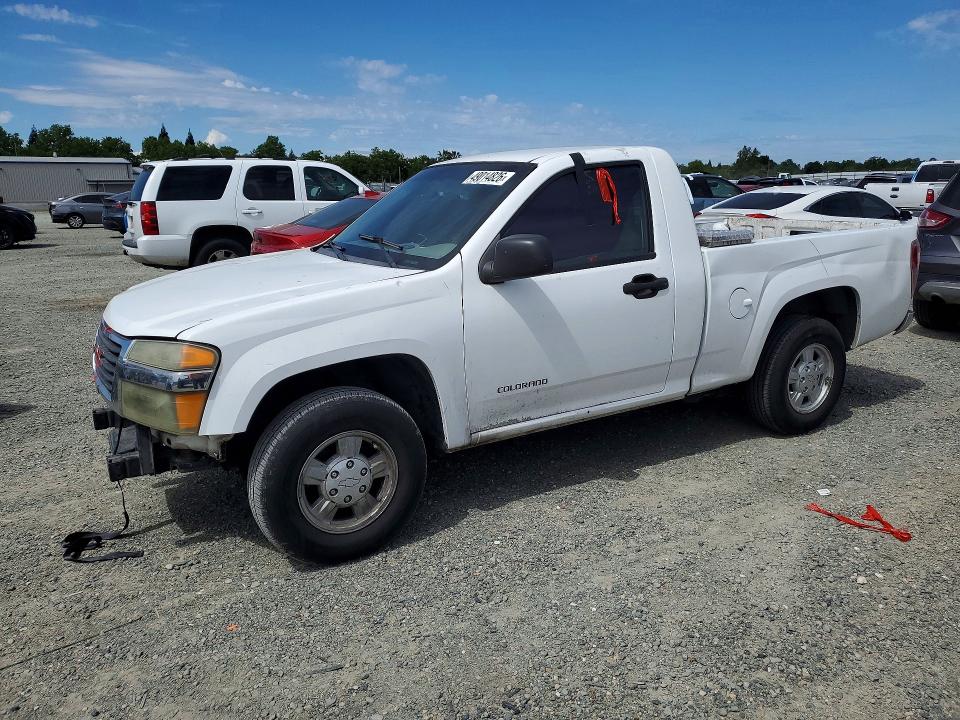 2005 Chevrolet Colorado VIN 1GCCS148658249957 COPART salvage auction — FRONT END, CA - NON-REPAIRABLE VEHICLE CERT, sold $725 on 2026-07-09 (photo 1)
