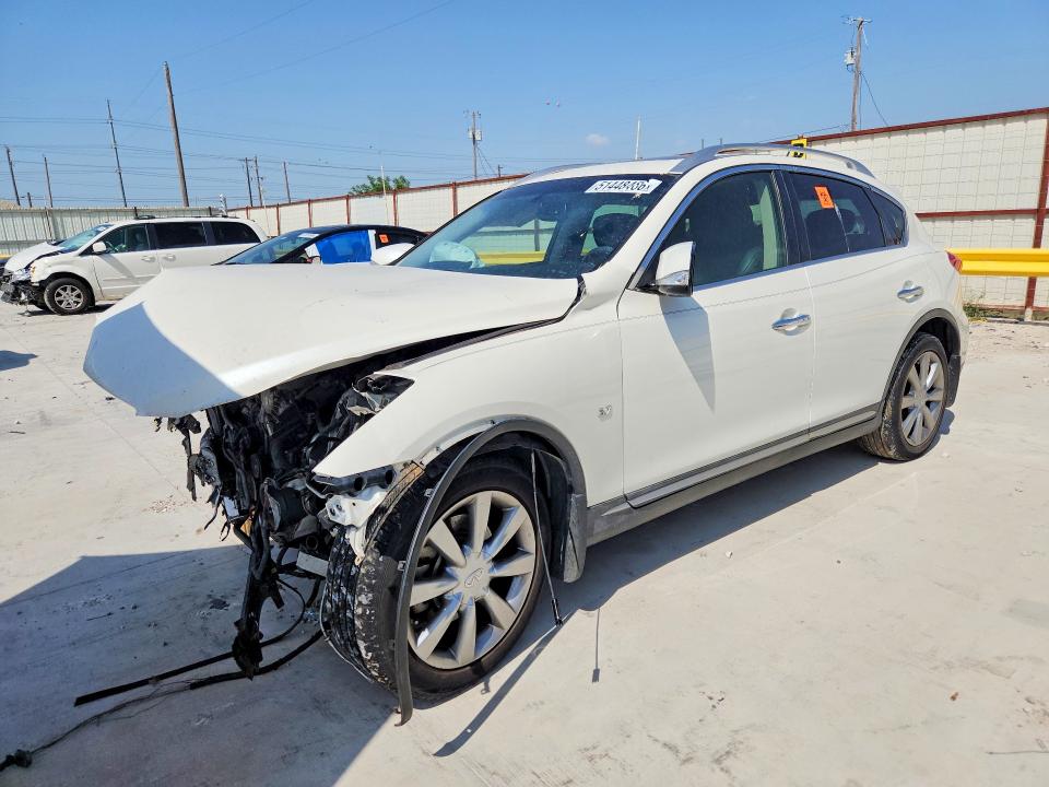 2017 Infiniti Qx50 VIN JN1BJ0RP4HM385012 COPART salvage auction — FRONT END, Tx - Salvage Vehicle Title, sold $550 on 2026-07-28 (photo 1)