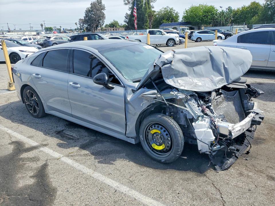 2025 Kia K5 VIN KNAG64J70S5395820 COPART salvage auction — FRONT END, Salvage Title, sold $4,700 on 2026-07-10 (photo 4)