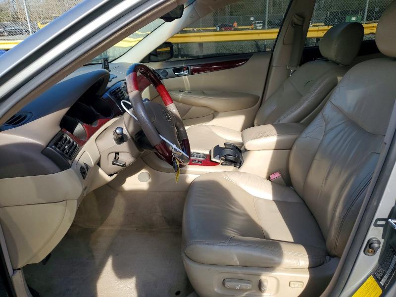 2004 Lexus ES VIN JTHBA30G745025148 COPART salvage auction — FRONT END, Md - Cert Of Salvage < 75% Damage, sold $700 on 2026-07-24 (photo 7)