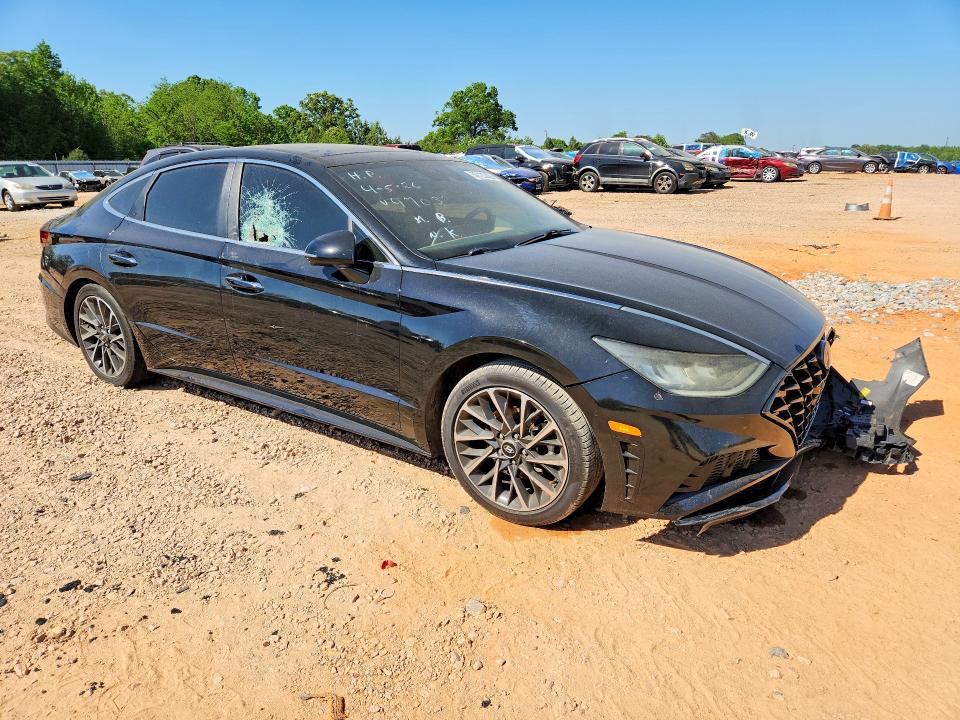 2020 Hyundai Sonata VIN 5NPEH4J21LH004703 COPART salvage auction — FRONT END, Nc - Salvage Certificate Of Title, sold $2,500 on 2026-07-13 (photo 4)