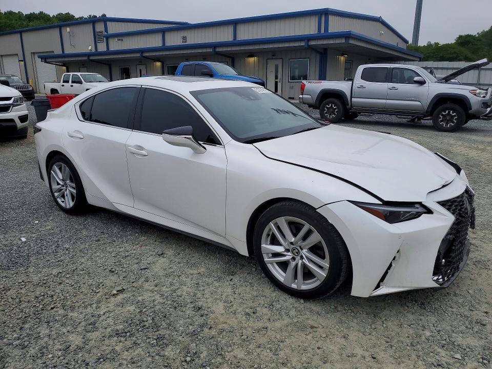 2024 Lexus Is VIN JTHCA1D2XR5132340 COPART salvage auction — FRONT END, Nc - Salvage Certificate Of Title, sold $18,100 on 2026-07-09 (photo 4)