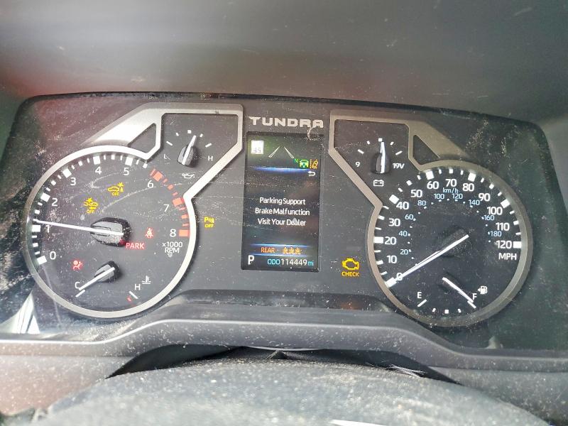 2022 Toyota VIN 5TFLA5DB5NX055559 COPART salvage auction — FRONT END, Fl - Cert Of Title Slvg Rebuildable, sold $17,500 on 2026-07-07 (photo 9)