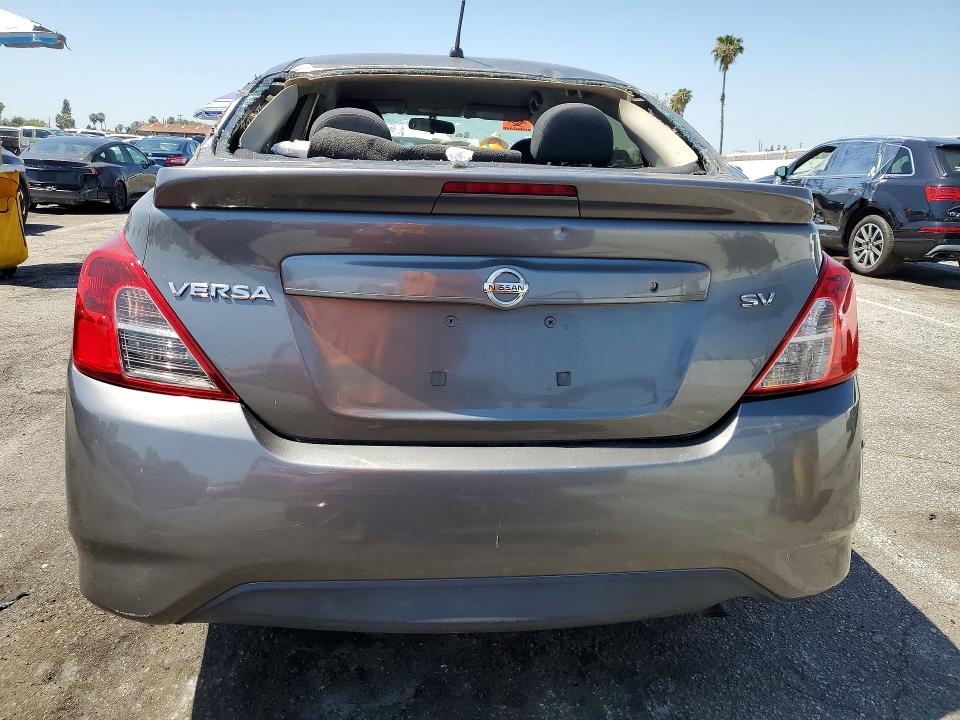 2018 Nissan Versa VIN 3N1CN7AP5JL800187 COPART salvage auction — FRONT END, Ca - Salvage Certificate, sold $375 on 2026-07-02 (photo 6)