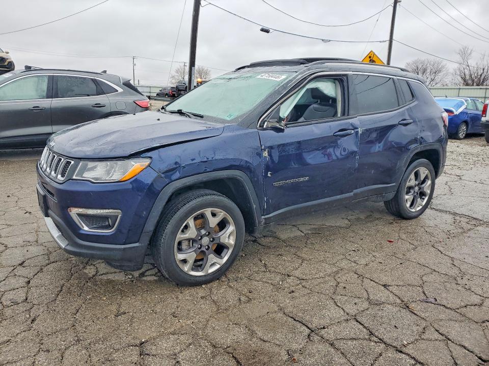 2020 Jeep Compass VIN 3C4NJDCB3LT234292 COPART salvage auction — ROLLOVER, Il - Salvage Certificate, sold $1,650 on 2026-07-03 (photo 1)