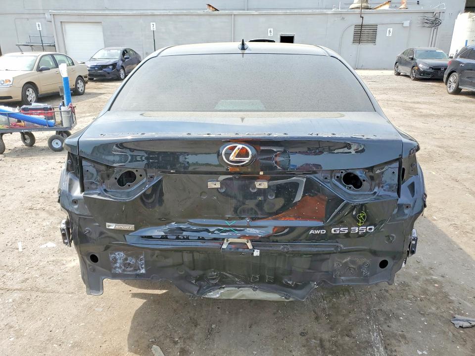 2020 Lexus Gs VIN JTHEZ1CL3LA012700 COPART salvage auction — REAR END, Id - Salvage Certificate Of Title, sold $2,600 on 2026-07-22 (photo 6)