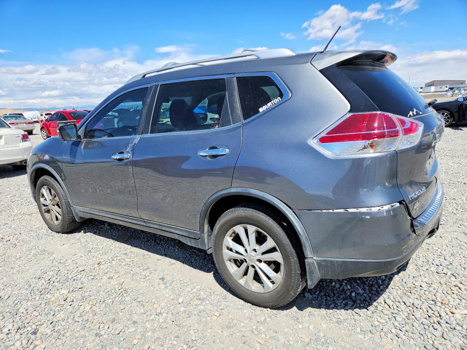 2015 Nissan Rogue VIN KNMAT2MV1FP555374 COPART salvage auction — REAR END, CO - SALVAGE TITLE, sold $1,400 on 2026-07-28 (photo 2)