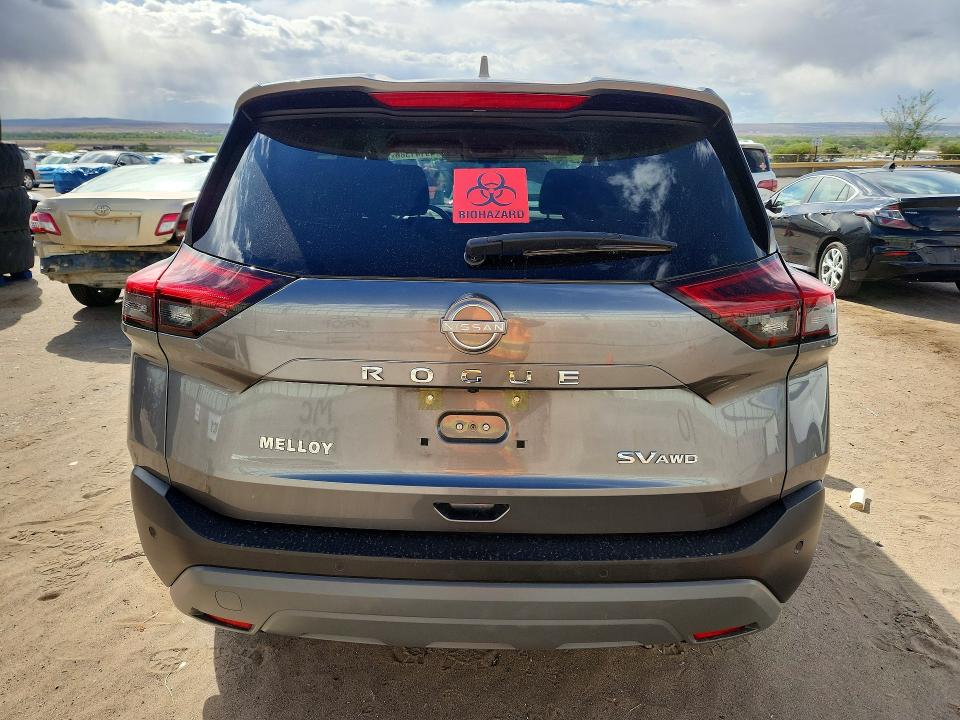 2023 Nissan Rogue VIN JN8BT3BB4PW352350 COPART salvage auction — FRONT END, Nm - Cert Of Title-Salvage, sold $4,600 on 2026-07-16 (photo 6)
