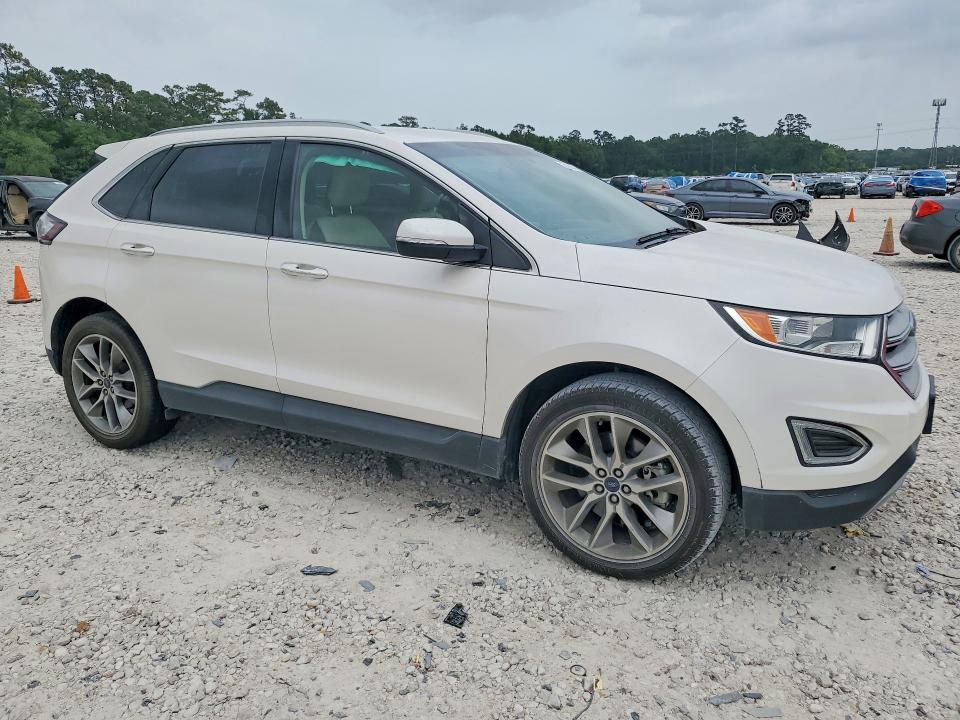 2017 Ford Edge VIN 2FMPK3K86HBC63662 COPART salvage auction — SIDE, Tx - Certificate Of Title, sold $4,850 on 2026-07-02 (photo 4)