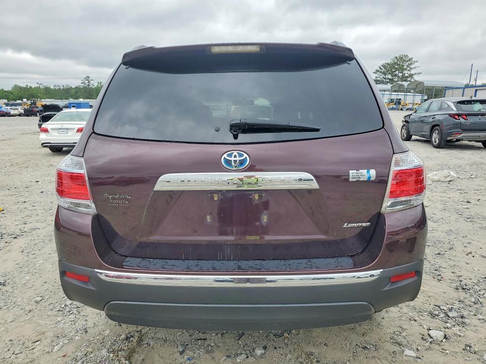 2011 Toyota Highlander hybrid VIN JTEDC3EH1B2003825 COPART salvage auction — MINOR DENT/SCRATCHES, Ga - Certificate Of Title, sold $3,350 on 2026-07-09 (photo 6)