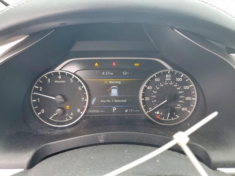 2015 Nissan Murano VIN 5N1AZ2MG9FN224114 COPART salvage auction — HAIL, Salvage Title, sold $350 on 2026-07-24 (photo 9)