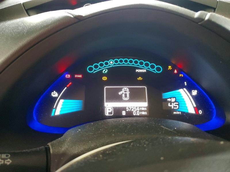 2013 Nissan Leaf VIN 1N4AZ0CP4DC413634 COPART salvage auction — NORMAL WEAR, Va - Certificate Of Title, sold $225 on 2026-07-02 (photo 9)