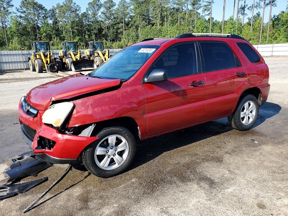2009 Kia Sportage VIN KNDJF724597558233 COPART salvage auction — FRONT END, Sc - Certificate Of Title, sold $550 on 2026-07-06 (photo 1)
