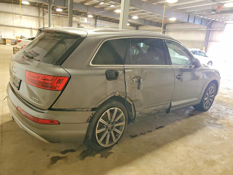 2017 Audi Q7 VIN WA1LAAF73HD028068 COPART salvage auction — SIDE, Pa - Certificate Of Salvage, sold $3,600 on 2026-07-14 (photo 3)