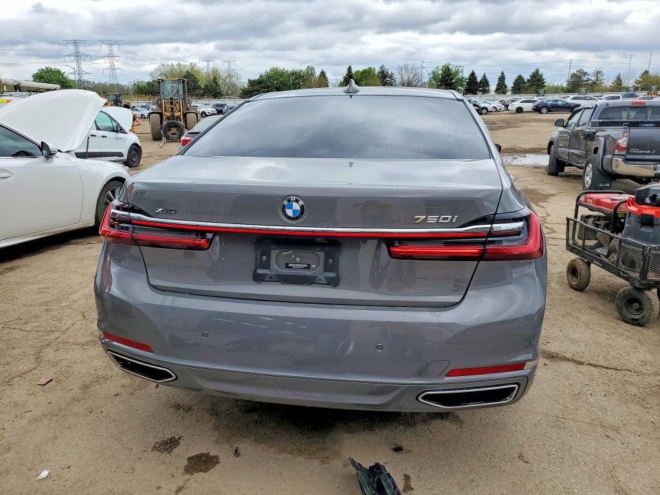 2020 BMW 7er VIN WBA7U2C0XLGJ59515 COPART salvage auction — FRONT END, Il - Salvage Certificate, sold $15,700 on 2026-07-28 (photo 6)
