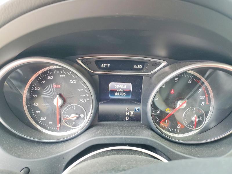 2018 Mercedes-benz Gla-klasse VIN WDCTG4GB1JJ370547 COPART salvage auction — FRONT END, Mo - Junking Certificate, sold $3,100 on 2026-07-07 (photo 9)