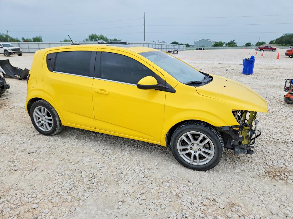 2015 Chevrolet SONIC VIN 1G1JC6SH2F4178990 COPART salvage auction — FRONT END, Tx - Salvage Vehicle Title, sold $925 on 2026-07-02 (photo 4)