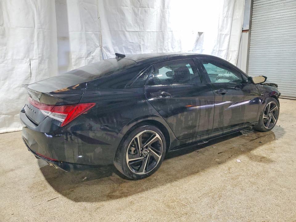 2023 Hyundai Elantra VIN KMHLR4AF1PU627625 COPART salvage auction — FRONT END, VA - CERTIFICATE OF TITLE, sold $2,250 on 2026-07-16 (photo 3)