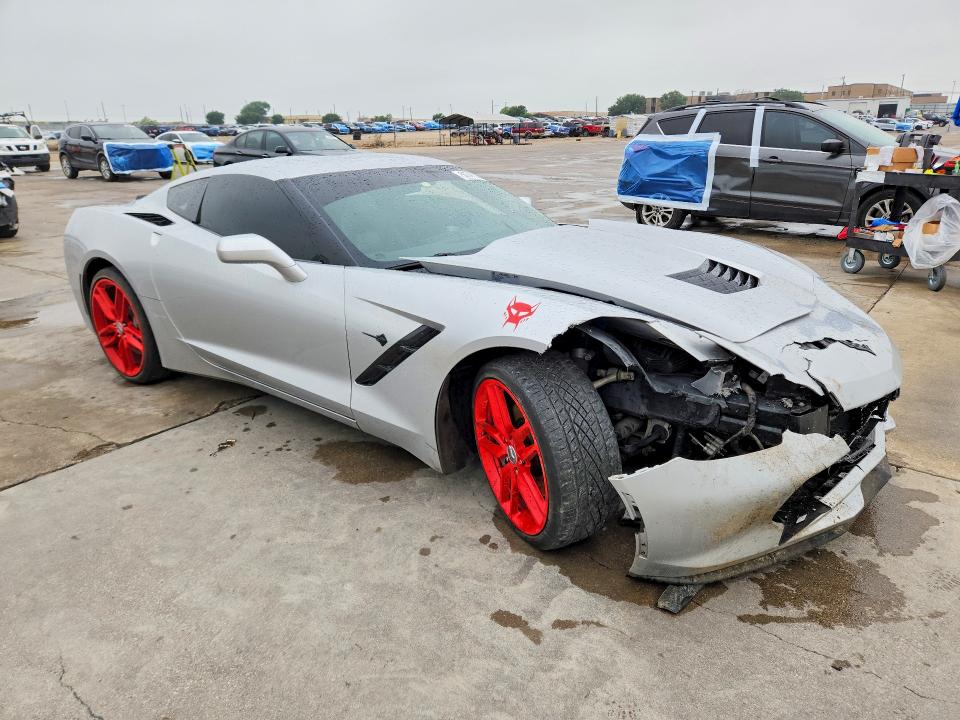 2019 Chevrolet Corvette VIN 1G1YA2D71K5101498 COPART salvage auction — FRONT END, Nm - Cert Of Title-Salvage, sold $12,000 on 2026-07-02 (photo 4)