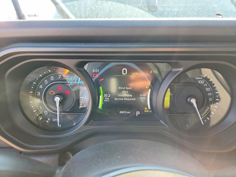 2024 Jeep Wrangler / VIN 1C4RJXU64RW198278 COPART salvage auction — REAR END, Il - Salvage Certificate, sold $10,800 on 2026-07-28 (photo 9)