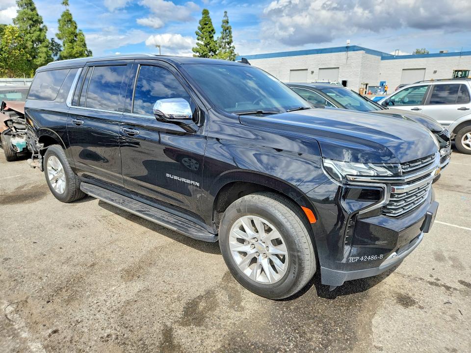 2022 Chevrolet Suburban VIN 1GNSCFKDXNR119011 COPART salvage auction — REAR END, Ca - Salvage Certificate, sold $13,100 on 2026-07-02 (photo 4)