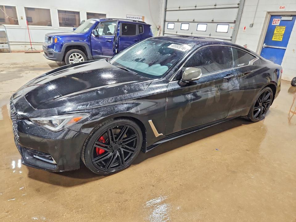 2018 Infiniti Q60 VIN JN1FV7EL0JM630797 COPART salvage auction — VANDALISM, Mn - Cert Of Title-Prior Salvage, sold $1,650 on 2026-07-30 (photo 1)