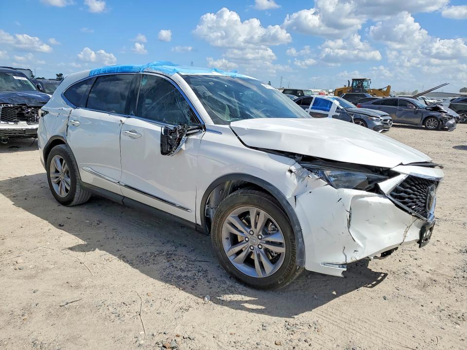 2024 Acura Mdx VIN 5J8YD9H32RL001819 COPART salvage auction — ALL OVER, Tx - Salvage Vehicle Title, sold $9,200 on 2026-07-02 (photo 4)