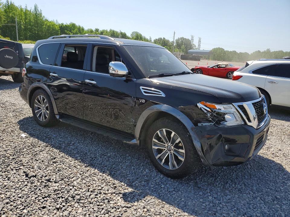 2019 Nissan Armada VIN JN8AY2ND7K9087385 COPART salvage auction — SIDE, TN - SALVAGE CERTIFICATE, sold $6,600 on 2026-07-02 (photo 4)