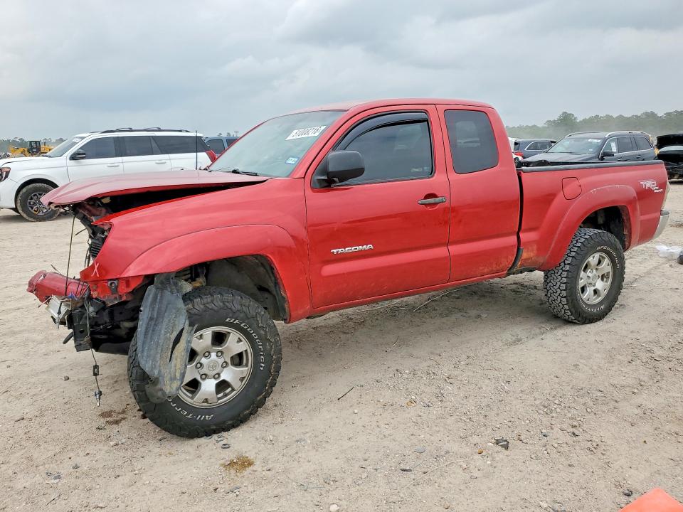 2010 Toyota Tacoma VIN 5TEUU4EN1AZ721835 COPART salvage auction — FRONT END, Tx - Salvage Vehicle Title, sold $4,750 on 2026-07-14 (photo 1)