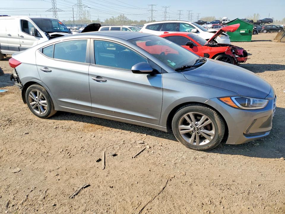2017 Hyundai Elantra VIN KMHD84LF2HU371338 COPART salvage auction — REAR END, Il - Salvage Certificate, sold $2,350 on 2026-07-09 (photo 4)